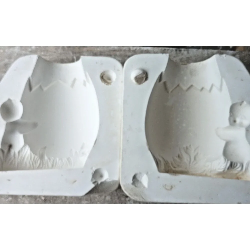 Duncan Chick and Egg Vase Slip Mold